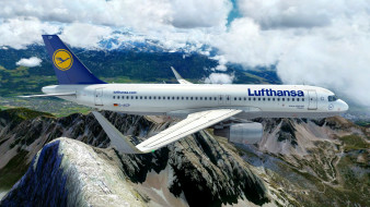 Airbus A320 Lufthansa     1920x1080 airbus a320 lufthansa, ,  , , , , 