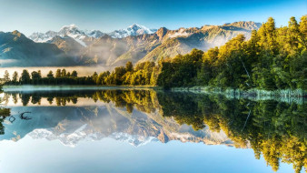 lake matheson, new zealand, , , , lake, matheson, new, zealand