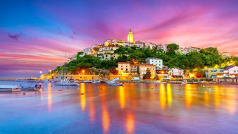 vrbnik village, croatia, , -   , vrbnik, village