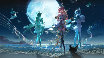 , vsinger, wuthering, waves, ciaccona, kaekaeki