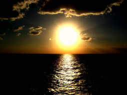 The Rising Sun on the Sea     2640x1980 the, rising, sun, on, sea, , , , , , 