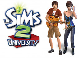 Sims 2, The - University     1024x768 sims, the, university, , 