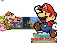 Super Paper Mario     1280x1024 super, paper, mario, , 