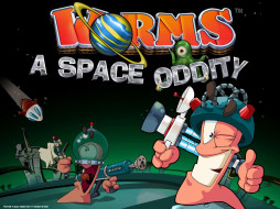 Worms: A Space Oddity     1280x960 worms, space, oddity, , 