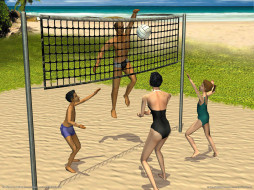 The Sims on holiday     1600x1200 the, sims, on, holiday, , , vacation