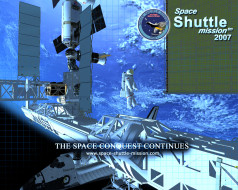 Space Shuttle: Mission 2007     1280x1024 space, shuttle, mission, 2007, , 