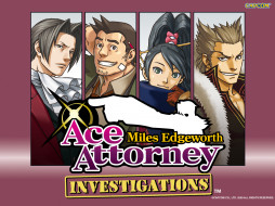 Ace  Attorney     1600x1200 ace, attorney, , , investigations, miles, edgeworth