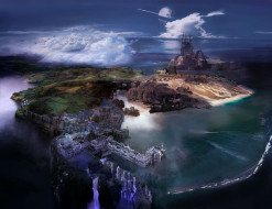 Final Fantasy XIII обои для рабочего стола 4456x3436 final, fantasy, xiii, видео, игры, concept, art