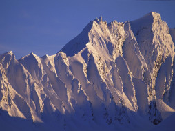 Alpenglow on Peak Chugach Mountains, Alaska     1600x1200 