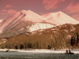 Crimson Mountains, Seward, Alaska     1600x1200 