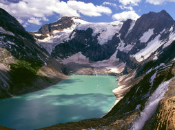 Lake of the Hanging Glaciers, British Columbia     1600x1200 