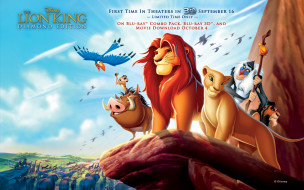 The Lion King 3D     1920x1200 the, lion, king, 3d, , scar, , , , pumbaa, , rafiki, zazu, , nala, simba, , timon, 