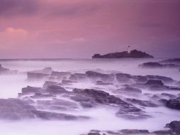 Godrevy Lighthouse, St. Ives Bay, Cornwall, England     1600x1200 