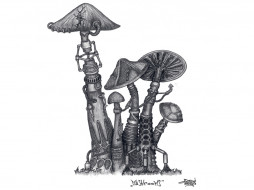 Mushrooms     1024x768 mushrooms, , 