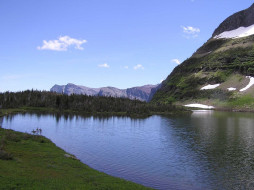 Glacier National Park Shangri La Lake     1600x1200 