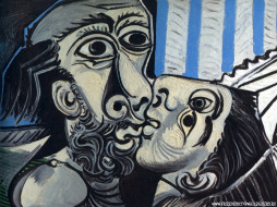 the, kiss, , pablo, picasso