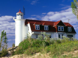 Point Betsie Lighthouse, Frankfort, Michigan     1600x1200 