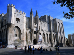 Palais des Papes - Avignon, France     1024x768 , , , , palais des papes, avignon, france