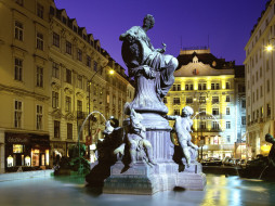 Donnerbrunnen Fountain, Vienna, Austria     1600x1200 donnerbrunnen, fountain, vienna, austria, , , 