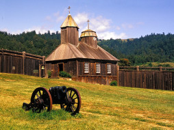 Fort Ross State Historic Park, California     1600x1200 fort, ross, state, historic, park, california, 