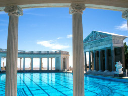 Hearst Castle Pool, San Simeon, California     1600x1200 hearst, castle, pool, san, simeon, california, , , , 