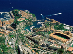 Aerial View, Monaco     1600x1200 aerial, view, monaco, 