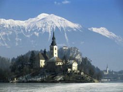 Lake Bled, Karavanke Alps, Slovenia     1600x1200 lake, bled, karavanke, alps, slovenia, 