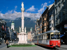 Maria Theresa Strasse, Innsbruck, Austria     1600x1200 maria, theresa, strasse, innsbruck, austria, , , , , 