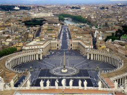 Plaza San Pietro, Vatican City     1600x1200 plaza, san, pietro, vatican, city, , , , 
