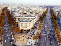 Champs Elysees, Paris, France     1600x1200 champs, elysees, paris, france, 