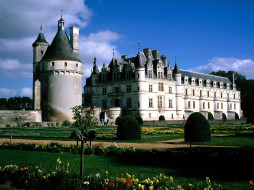 Chateau de Chenonceaux, France     1600x1200 chateau, de, chenonceaux, france, 