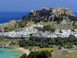 Lindos, Rhodes, Dodecanese Islands, Greece     1600x1200 lindos, rhodes, dodecanese, islands, greece, , 