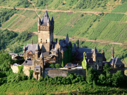 Reichsburg Castle, Mosel Valley, Germany     1600x1200 reichsburg, castle, mosel, valley, germany, 