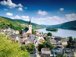 Hesse, Rhine River, Germany     1600x1200 hesse, rhine, river, germany, , 