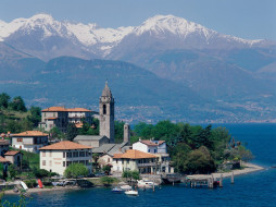 Rezzomico Lake, Como, Italy обои для рабочего стола 1600x1200 rezzomico, lake, como, italy, города, пейзажи
