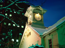 Time Around the World, Sapporo Clock Tower, Sapporo, Japan     1600x1200 time, around, the, world, sapporo, clock, tower, japan, , , 