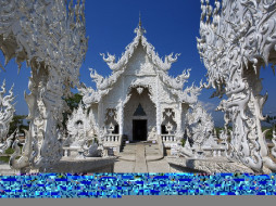 Wat Rong Khun Temple, Chiang Rai Province, Thailand     1600x1200 wat, rong, khun, temple, chiang, rai, province, thailand, , , , 
