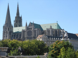 Chartres Cathedral - Chartres, France      1024x768 , , , , , chartres, france
