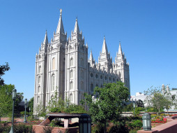 Salt Lake LDS (Mormon) Temple - Salt Lake City, Utah     1024x768 , , , , , salt lake city, utah