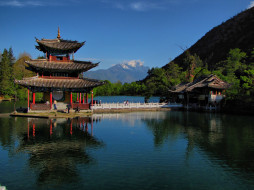 black, dragon, pool, lijiang, yunnan, province, china, , , , 