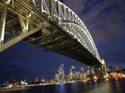 Sydney Bridge At Night     1600x1200 sydney, bridge, at, night, , , 