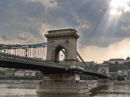 Chain Bridge Budapest     1600x1200 chain, bridge, budapest, , , 