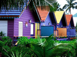 Colorful Houses, Bahamas     1600x1200 colorful, houses, bahamas, , , 