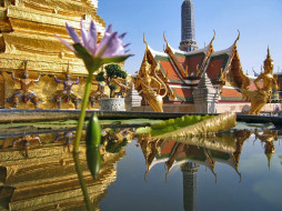 The Temple of Emerald Buddha, Bangkok, Thailand     1600x1200 the, temple, of, emerald, buddha, bangkok, thailand, , , 