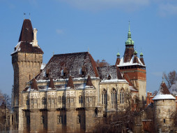 Vajdahunyad Castle - Budapest, Hungary     1600x1200 vajdahunyad, castle, budapest, hungary, , , 