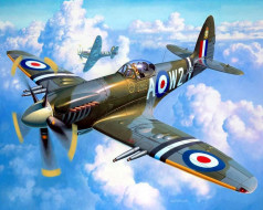 Spitfire Mk XXII     1280x1024 spitfire, mk, xxii, , 3, , graphic