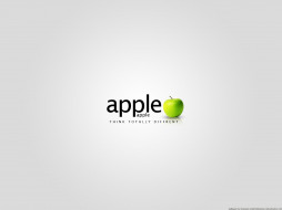 Apple Grey     1600x1200 apple, grey, 