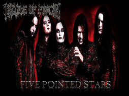 five, pointed, stars, , cradle, of, filth