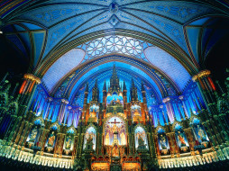 Notre Dame Basilica, Montreal, Canada     1600x1200 notre, dame, basilica, montreal, canada, , , , 