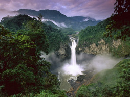 / San Rafael Falls, Quijos River, Amazon, Ecuador     1600x1200 
